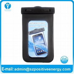 low price pvc waterproof bag for cell phone