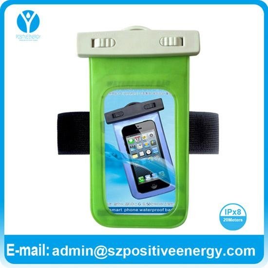 Blue PVC smart phone waterproof ag
