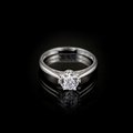 Factory Direct Wholesale High Quality 925 Sterling Silver Ring With CZ stone 2
