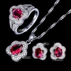 Fashion Factory Wholesale 925 Sterling Silver Jewelry Set