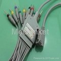 One-Piece Series EKG Cable with Leads 3