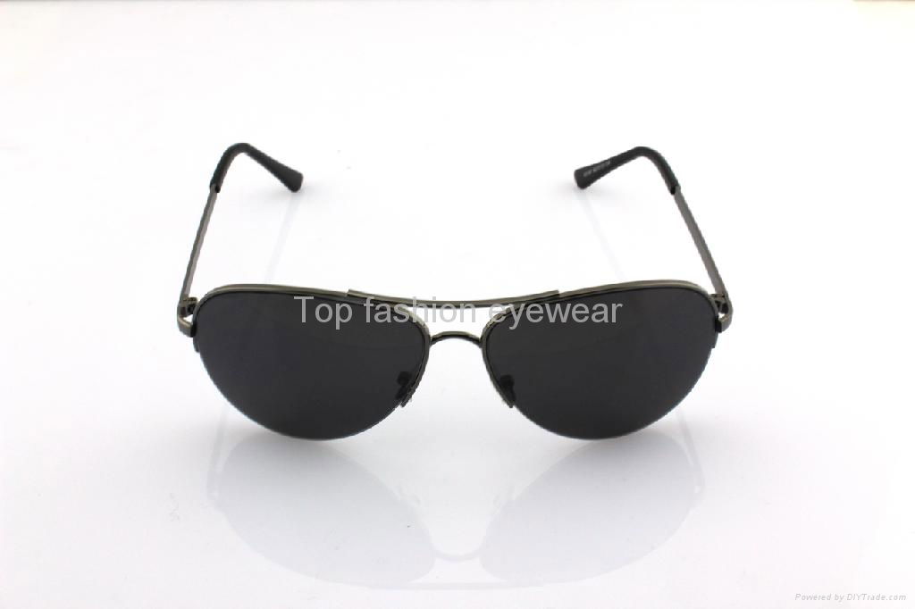 Male metal HD night driving glasses with polarized lens UV400 Sunglasses