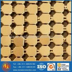 aluminum decorative metal fabric / metal cloth