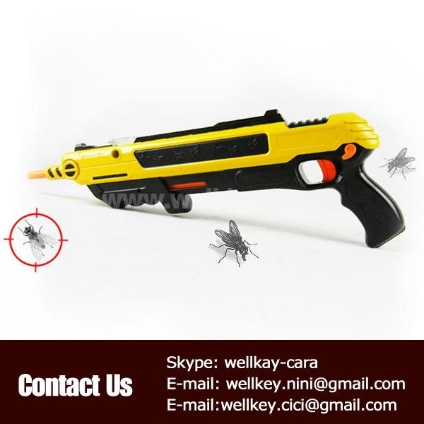 plastic gun toy shoot for flies killing