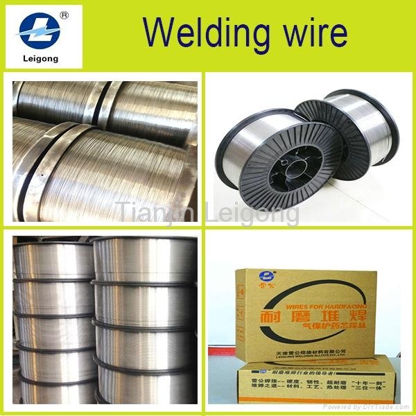Harfacing pulling straightening roller self shielded alloy welding wire