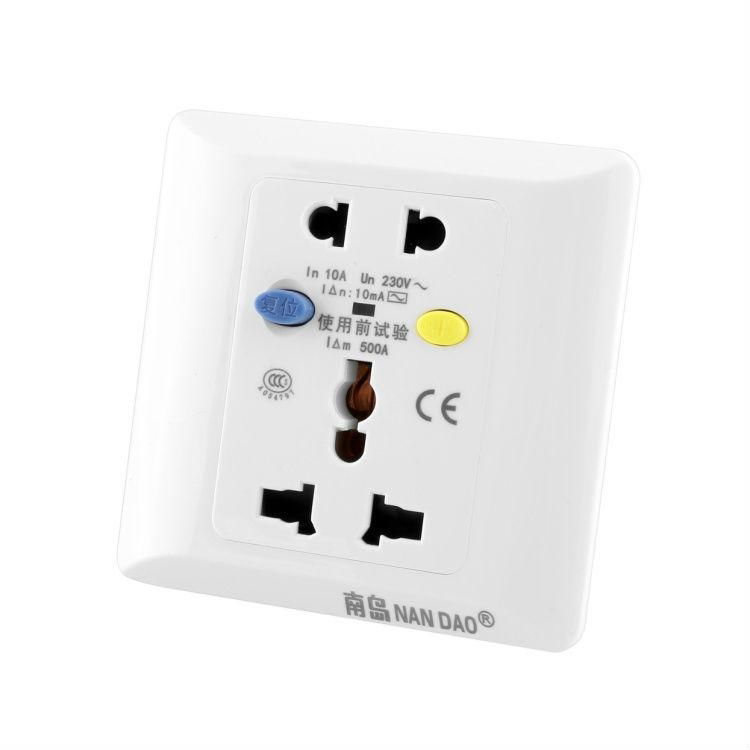 PRCD with double USB charger 10A socket