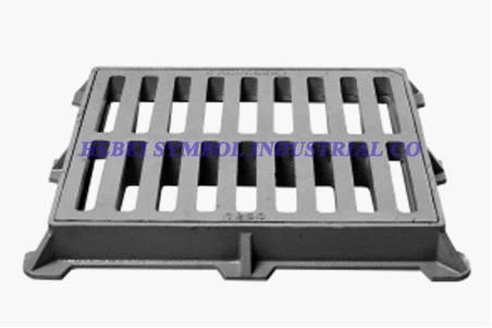 light duty galvanized steel manhole grate 