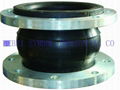 single sphere rubber expansion joint with floating flange