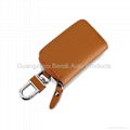 Exquisite and luxury real leather car key case  2