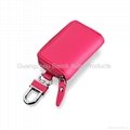 Leather car key case car key wallet made in china 3