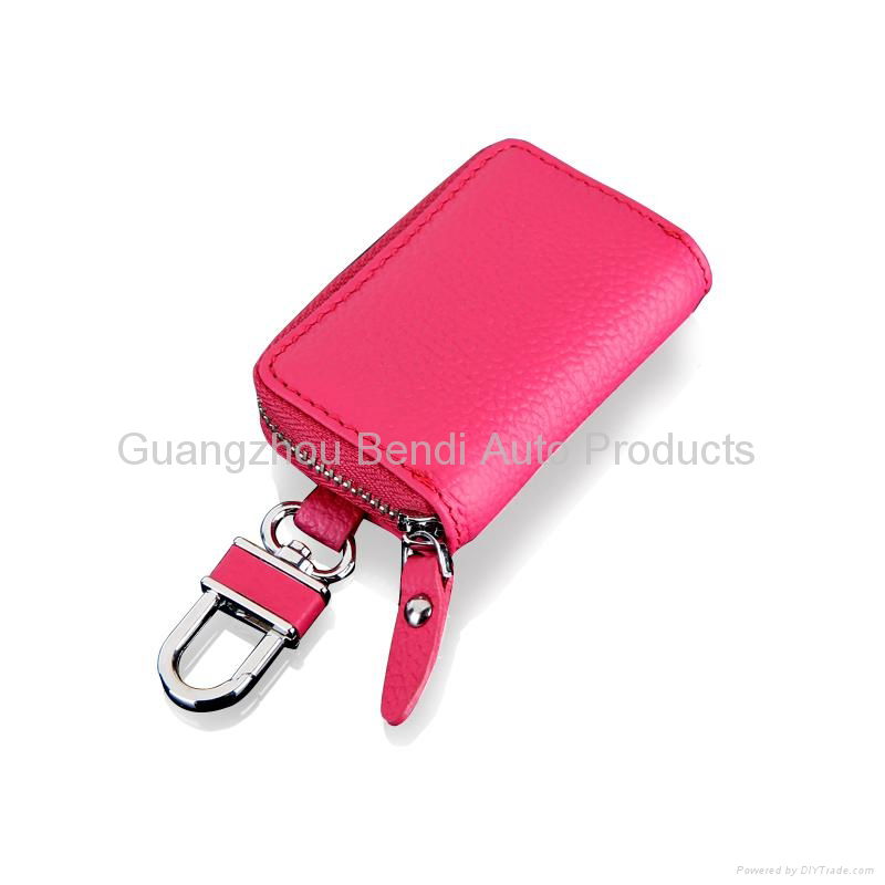 Covers for car key leather car key cases car key wallets china supplier 3