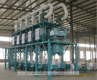 40Ton Steel Structure Wheat Flour Milling Complete Line 2