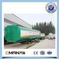 China Made 3Axles vacuum tank trailer 3