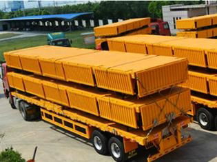 3 Axle 40ton removable Side box price of truck trailer 