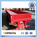 3 Axle 40ton removable Side box price of truck trailer  5