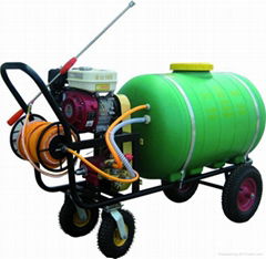 Trolley agricultural power sprayer