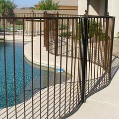 1.6m*2.4m spear top high quality steel fence
