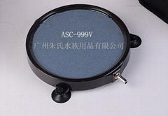 Disc air stone with rubber wads 