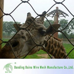 Stainless Steel Wire Rope Mesh for Animal Cages