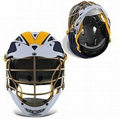 Cascade Custom CPX-R Lacrosse Helmet with Titanium Gold Facemask
