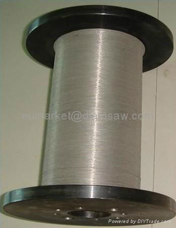 Diamond wire for sapphire wafering