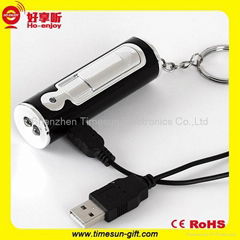 USB Lighter with Mini LED Torch