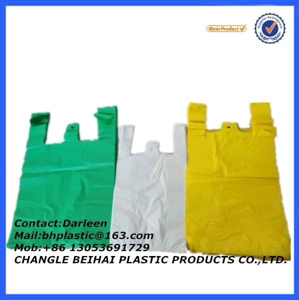 Hdpe t shirt bags for shopping - pe bag - vest bags (China Manufacturer ...