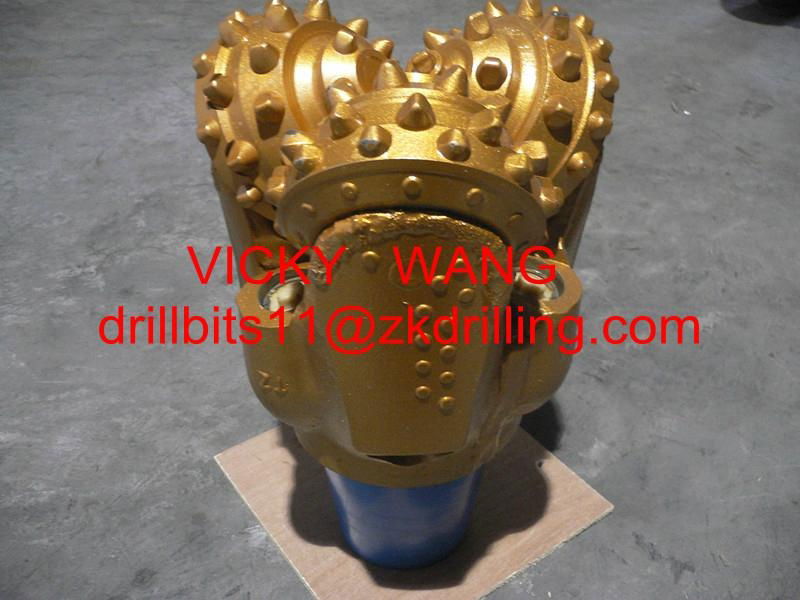 8 3/4''HAT127 API Steel tooth tricone bits/Milled Tooth Bits 4