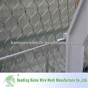 x-tend flexible steel cable rope mesh fence