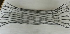 Decorative ferrule cable mesh