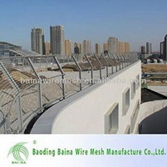 steel wire rope fence