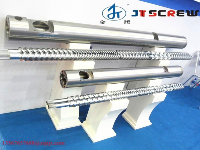 Battenfield 90-25 parallel twin screw barrel for making PVC pipe