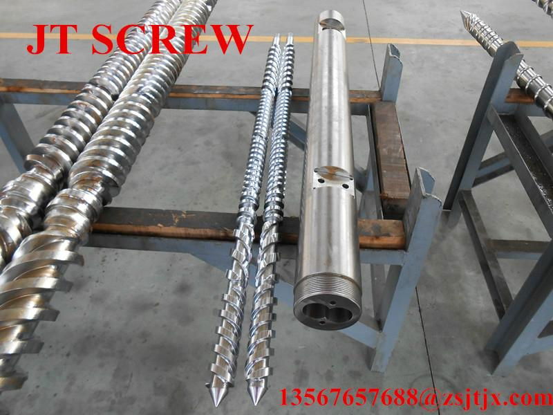 Battenfield 90-25 parallel twin screw barrel for making PVC pipe 2