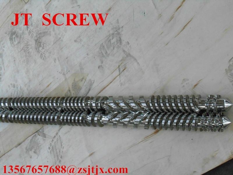 extruder machine twin screw and barrel for pvc pipe