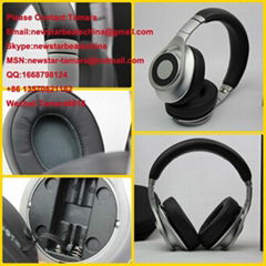 Black&silver executive studio headphone