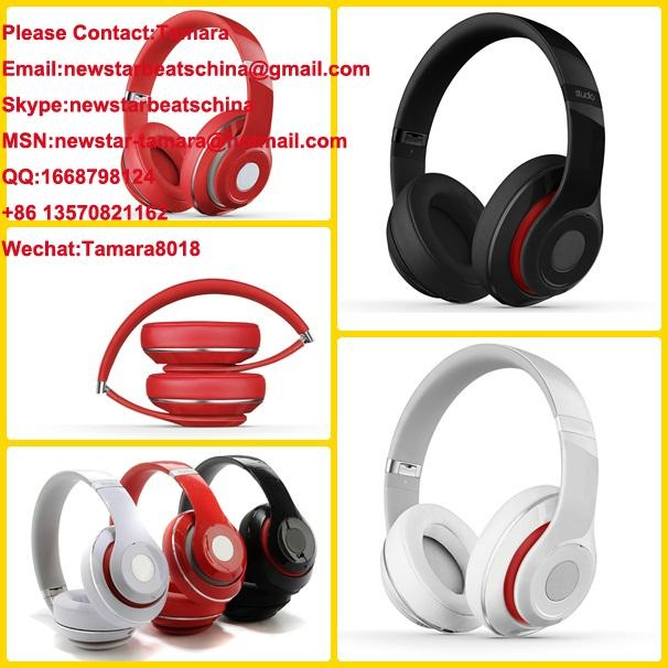 Black/white/red studio headphone with V2 AAA Quality (China