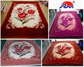 Acrylic Mink Blanket 100% Polyester Weft Knitting 2