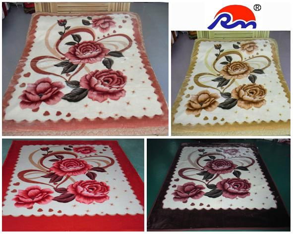 Fleece Blanket Polyester Raschel