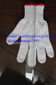 10 Gauge white cotton knitted safety