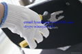 Nature white Cotton knitted gloves  4