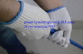 Nature white Cotton knitted gloves  5