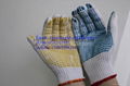 double  pvc dots gloves made in linyi  3