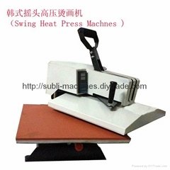Hot sale High pressure swing heat press machines for t-shirts 