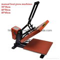 Manual heat press machines for tshirt with high pressure  1