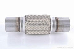 exhaust flexible braided pipe with