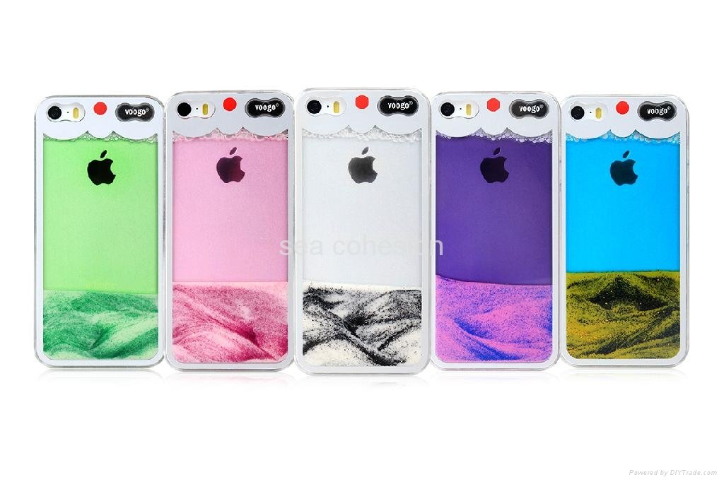 new liquid quicksand shell powder for iphone5