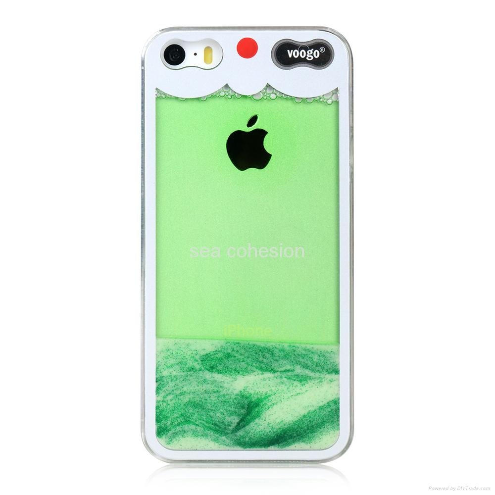 new liquid quicksand shell powder for iphone5 4