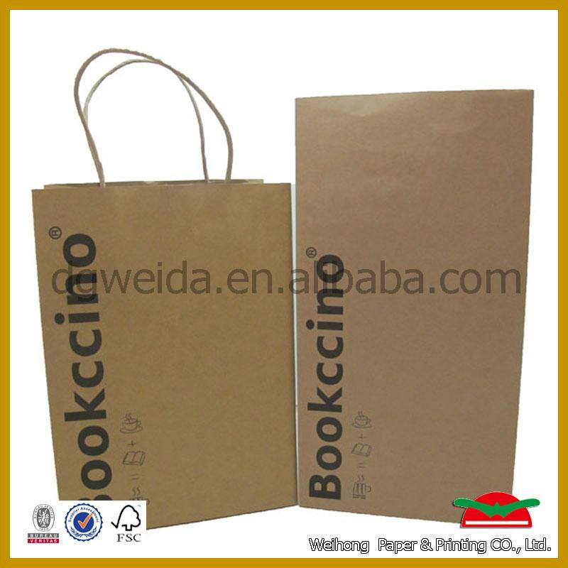 economic brown kraft paper bag