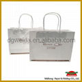 plain white kraft paper bag 1