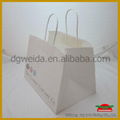 white kraft paper bag for cake box 1